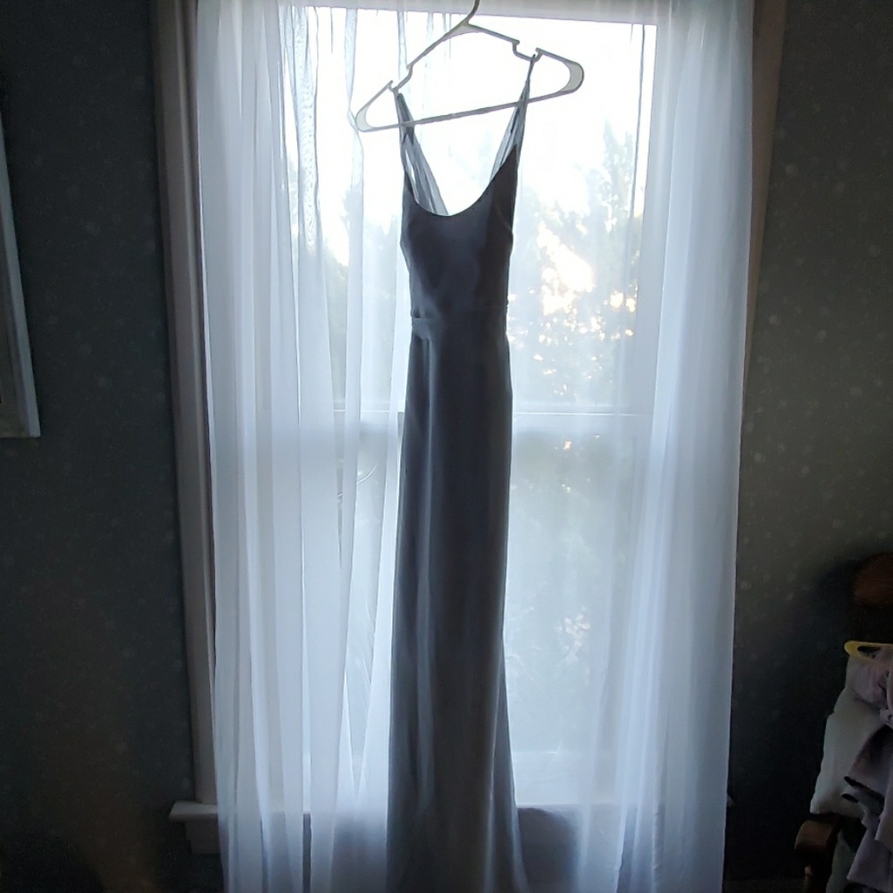 David's bridal bridesmaid dress Myistic color